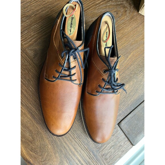 new bull boxer presslee oxford leather brown men lace up shoes casual 41 us 8 main image 8